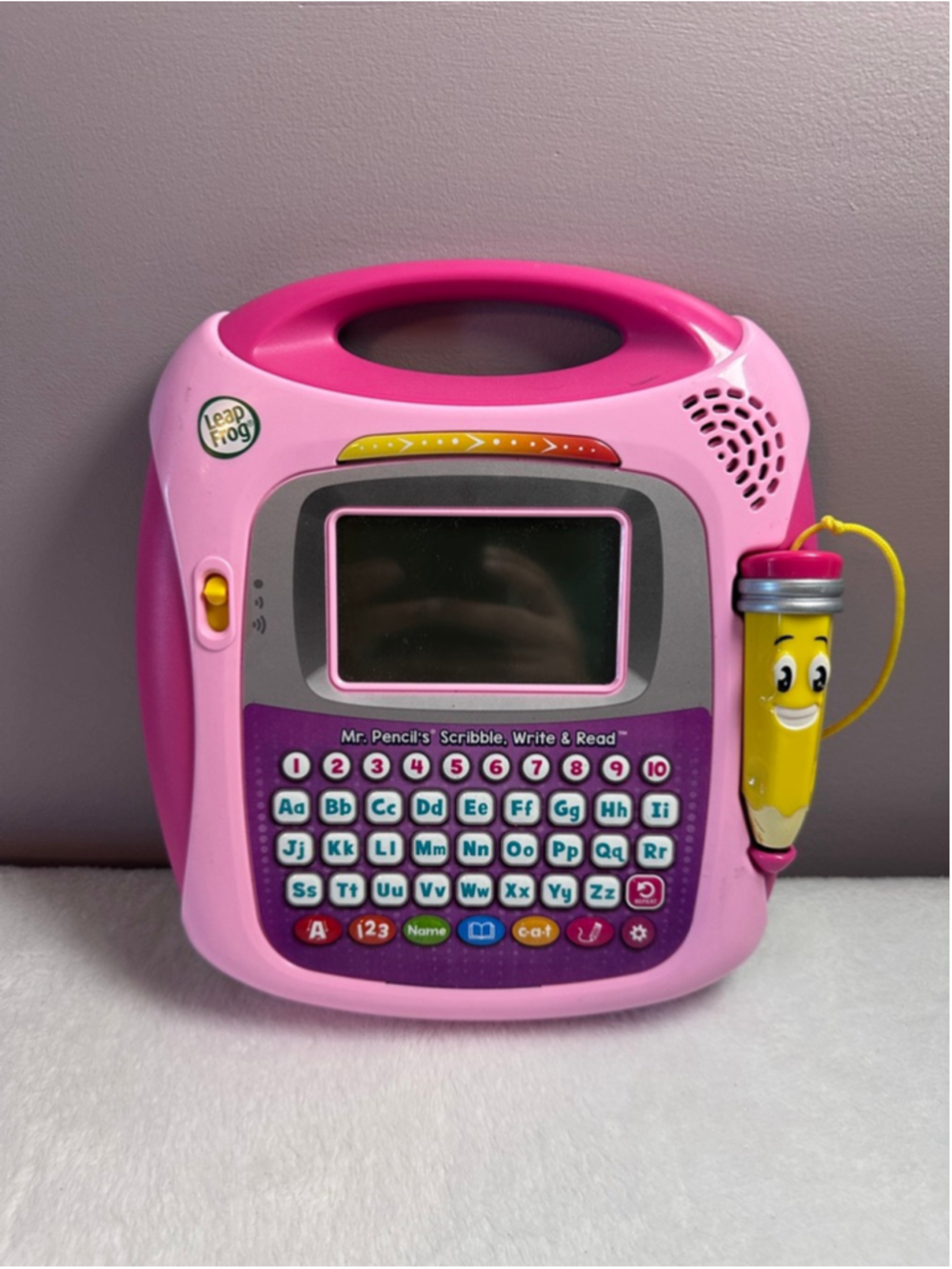 LeapFrog Mr Pencil Scribble Write Read Toy Pink Learning ABC Kids